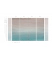 Tapeta Turquoise Fogg - Wallcolors - Ekskluzywne Tapety