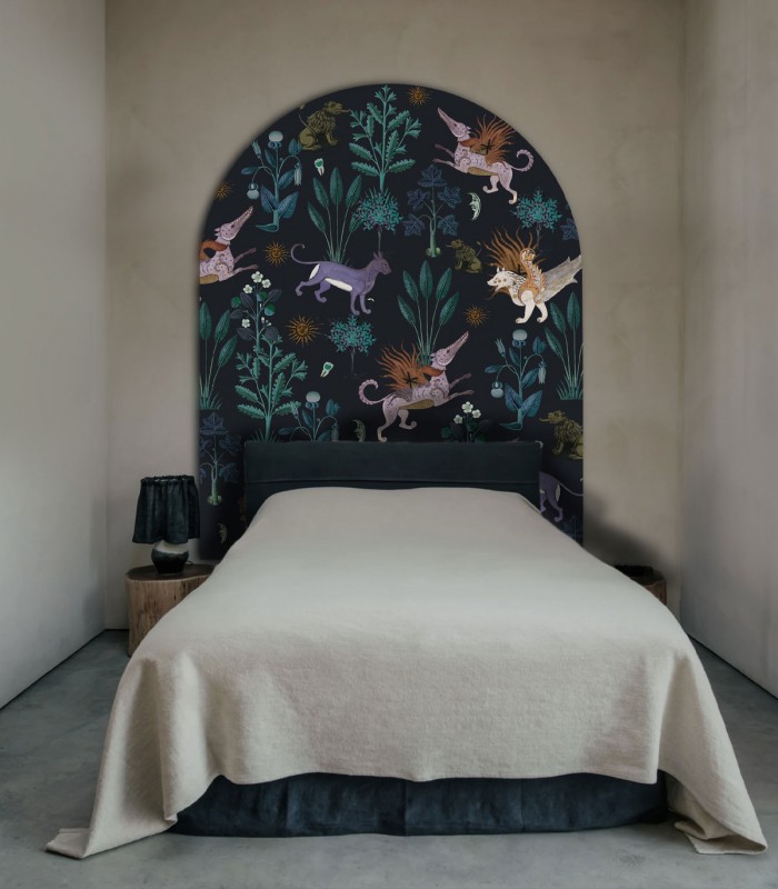 Arch Botanic Beast Purple - Wallcolors  - Exclusive Wallpapers