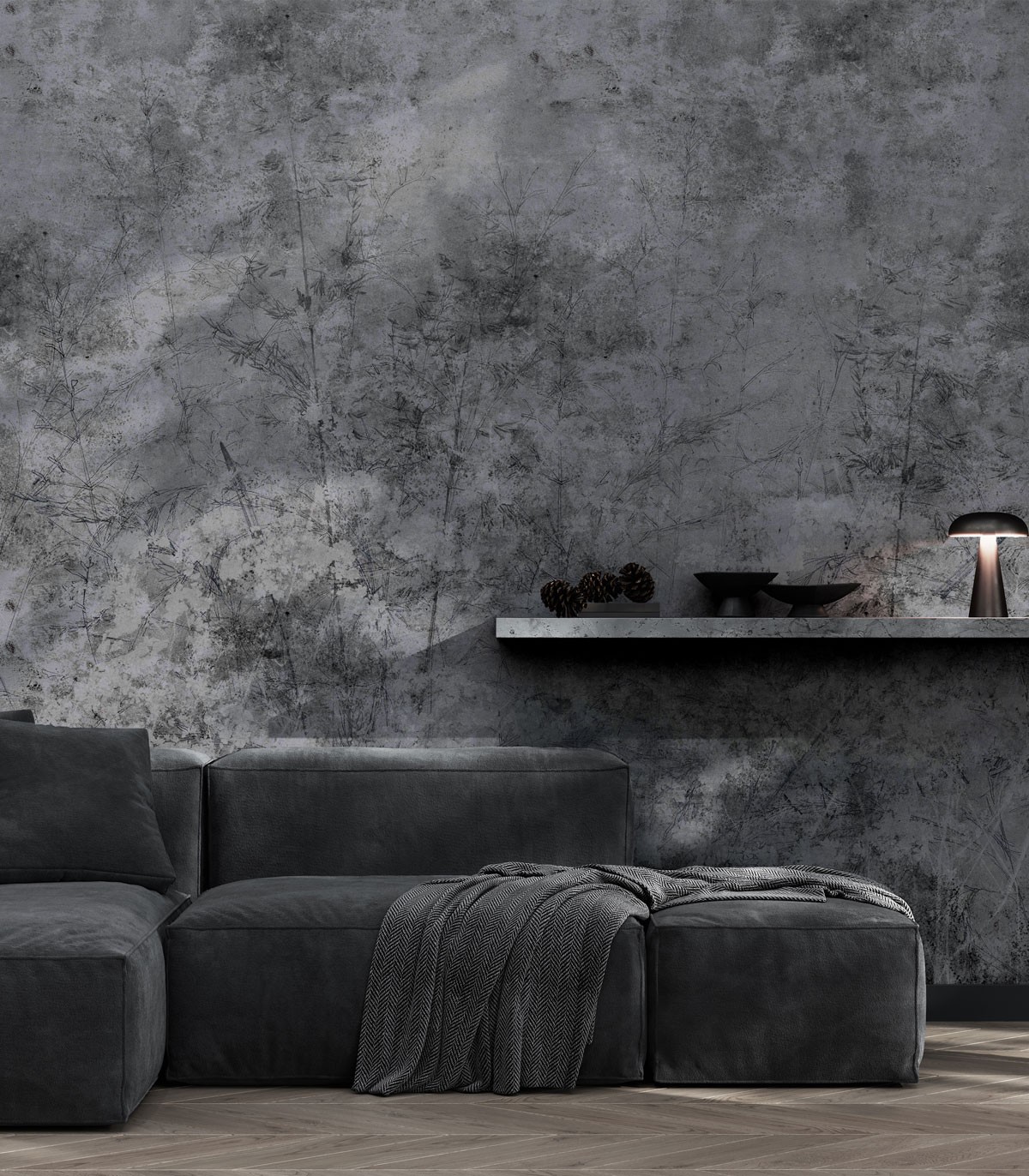 Tapeta Stems - Wallcolors - Ekskluzywne Tapety